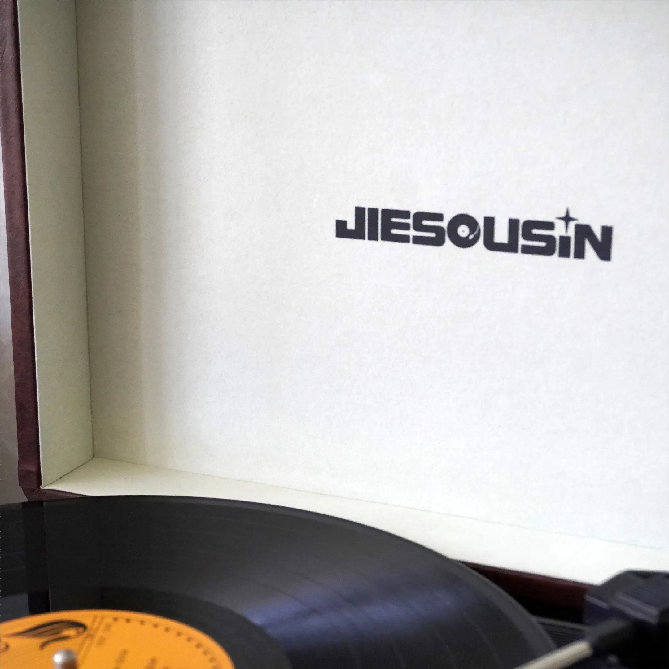 Tr103 3 Speed Vintage Vinyl Lp Record Player Turntable Gramophone Record Player with Bluetooth Transmitter