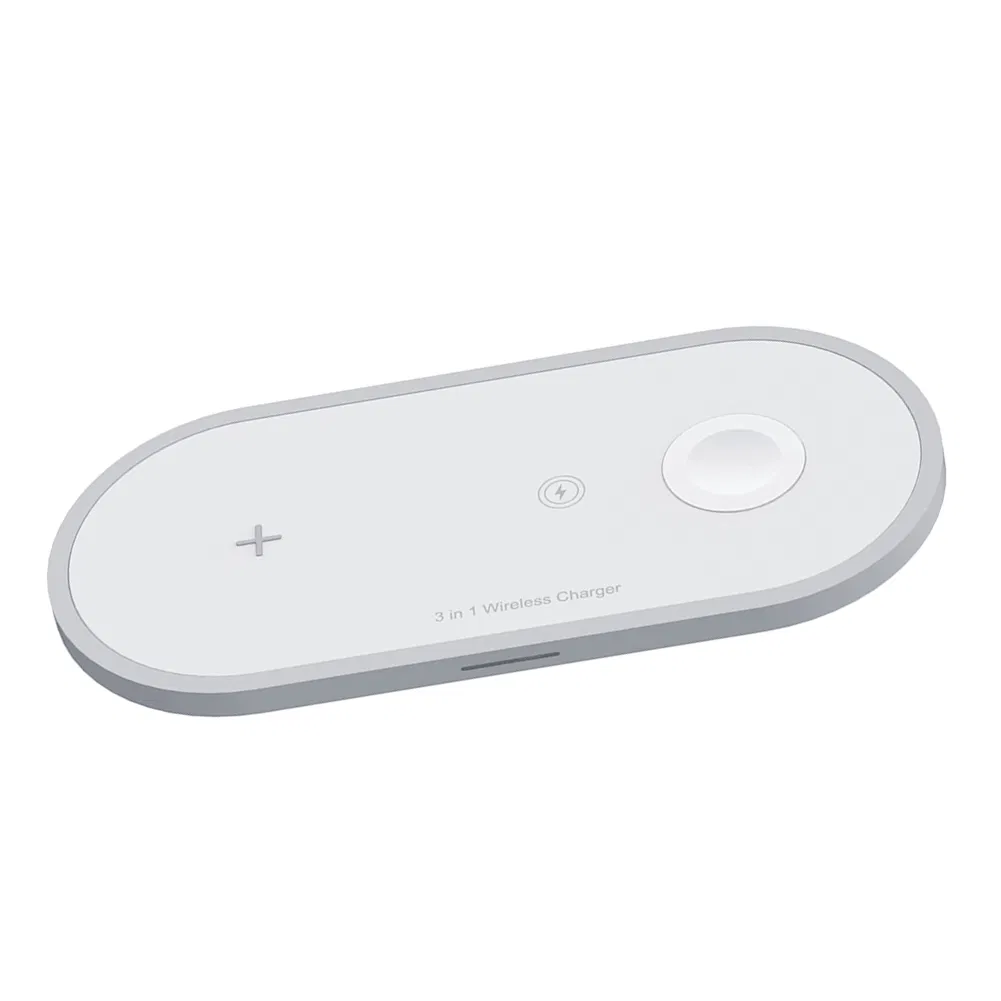 Fast Multi for Mobile Phone and Watch Wireless Charger 10W 3 in 1 Charging Power Bank