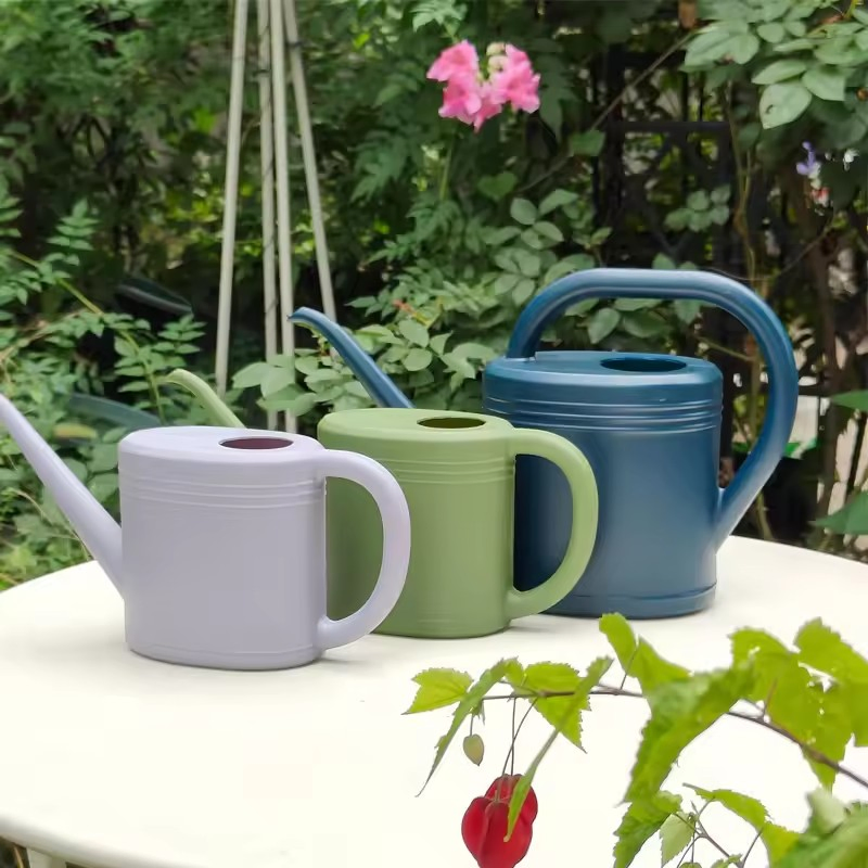 1L/2L Watering Can Home Garden Flower Plant Sprinkler Plastic Garden Long Mouth Kettle House Plant Bonsai Watering Pot Garden Tool