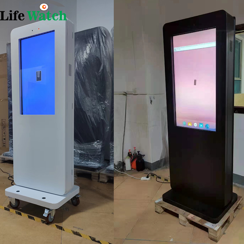 43-Inch Windows System WiFi 4G IP65 Waterproof IR Pacp Touch Outdoor LCD Kiosk Totem Digital Signage TV Player