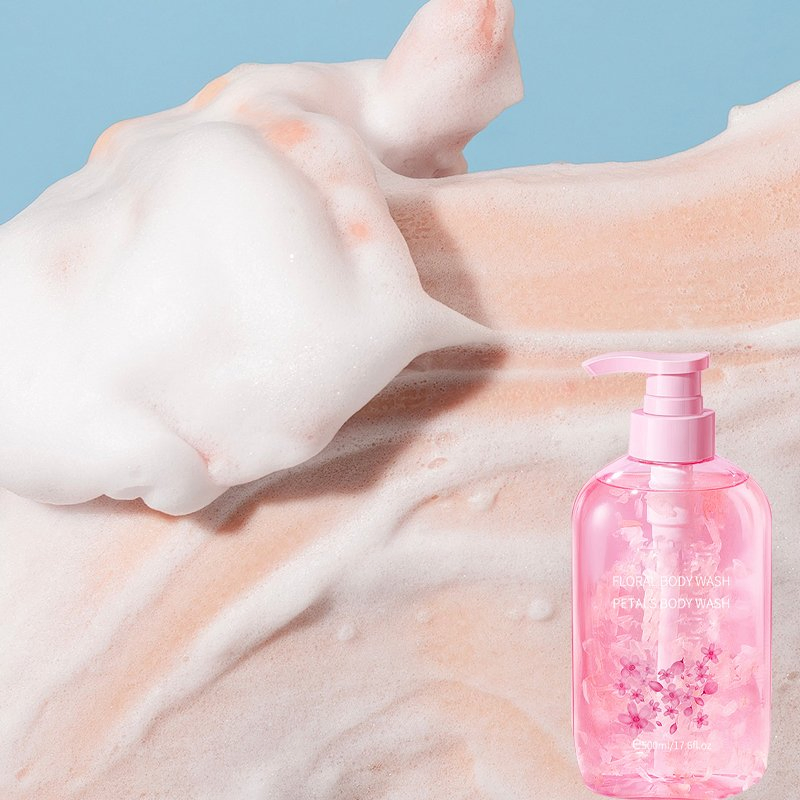 ODM OEM Wholesale Customized Aromatic Rose Petal Body Wash Jiaoti Brand Body Wash for All Skin Types