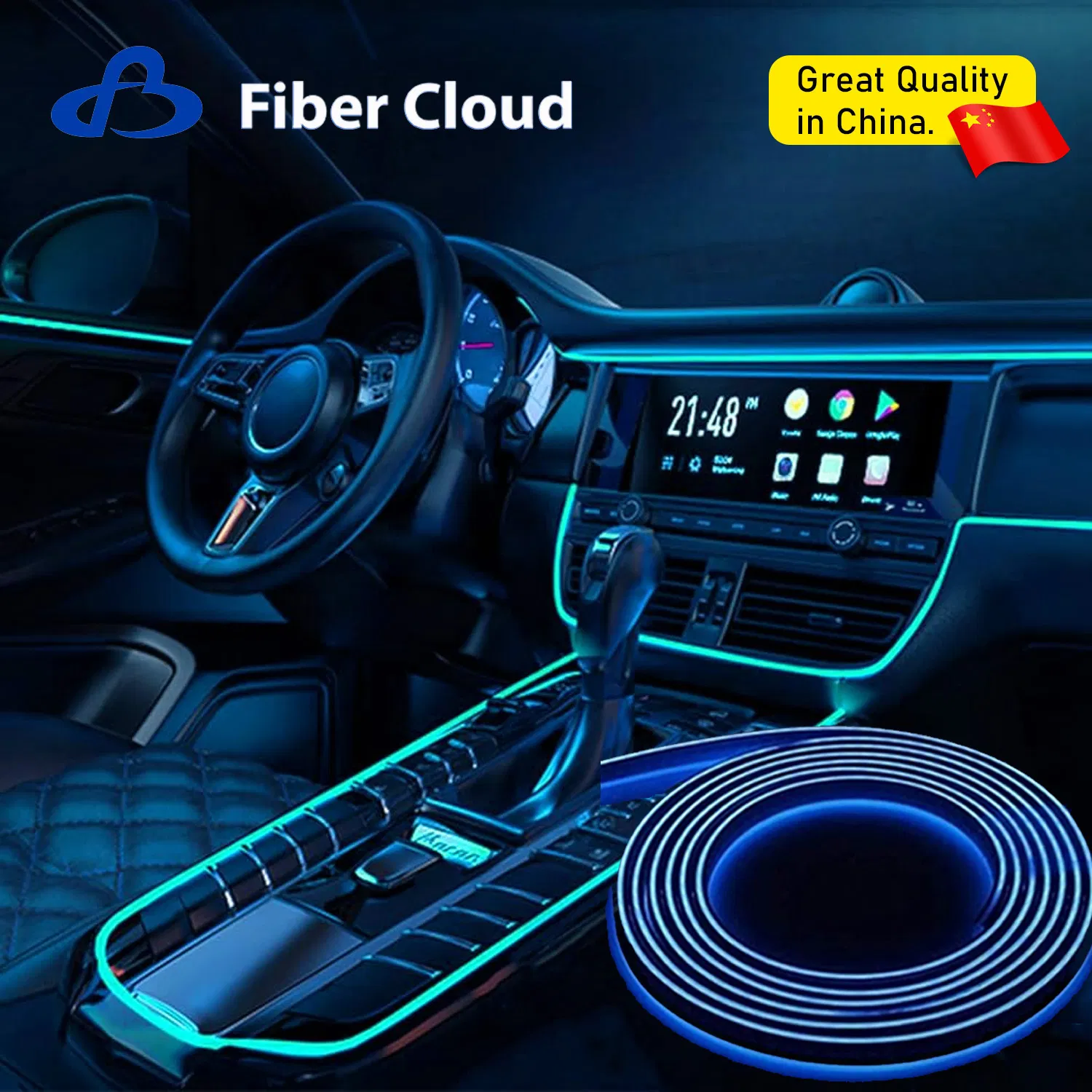 LED Car Interior Ambient Lighting