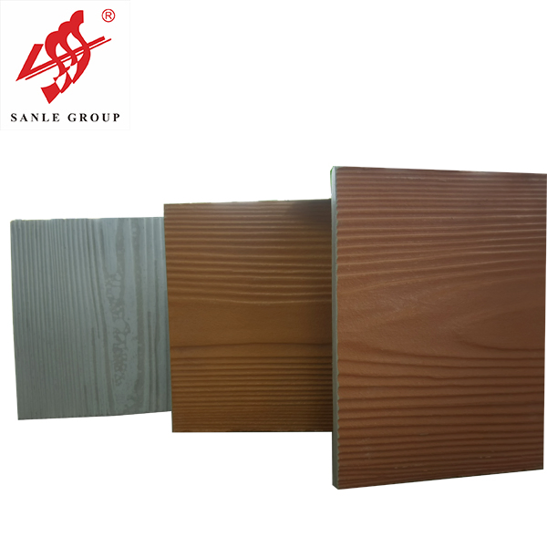 Fastest Delivery Composite Outdoor Wood Grain Wall Siding Fiber Cement Board
