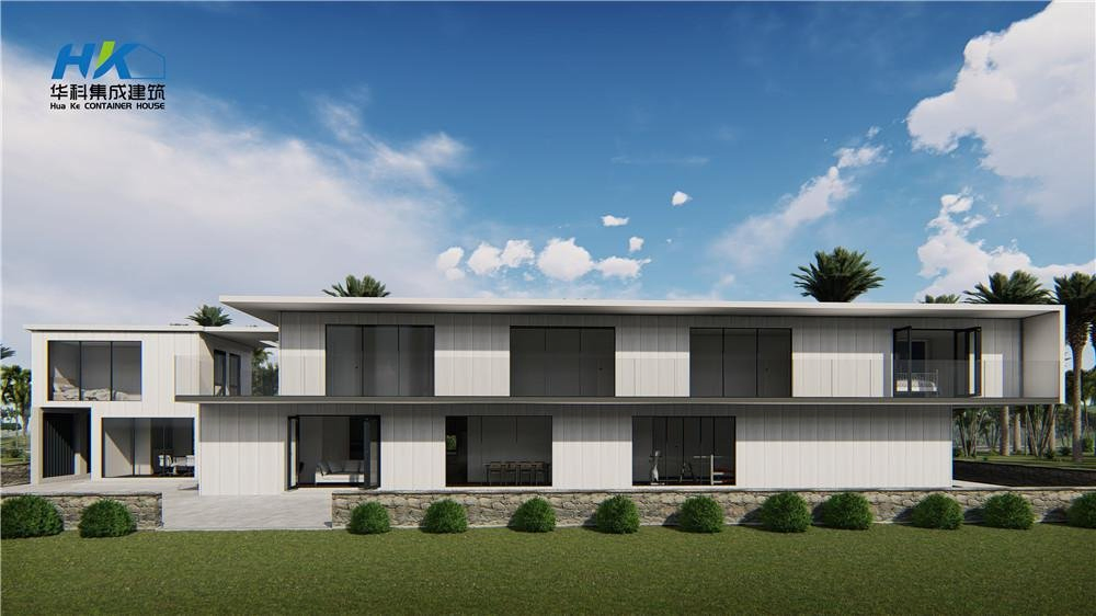 One-Stop Solution Luxury Modular Prefabricated Containers Housing House Mansion Home Villa for Residential Use