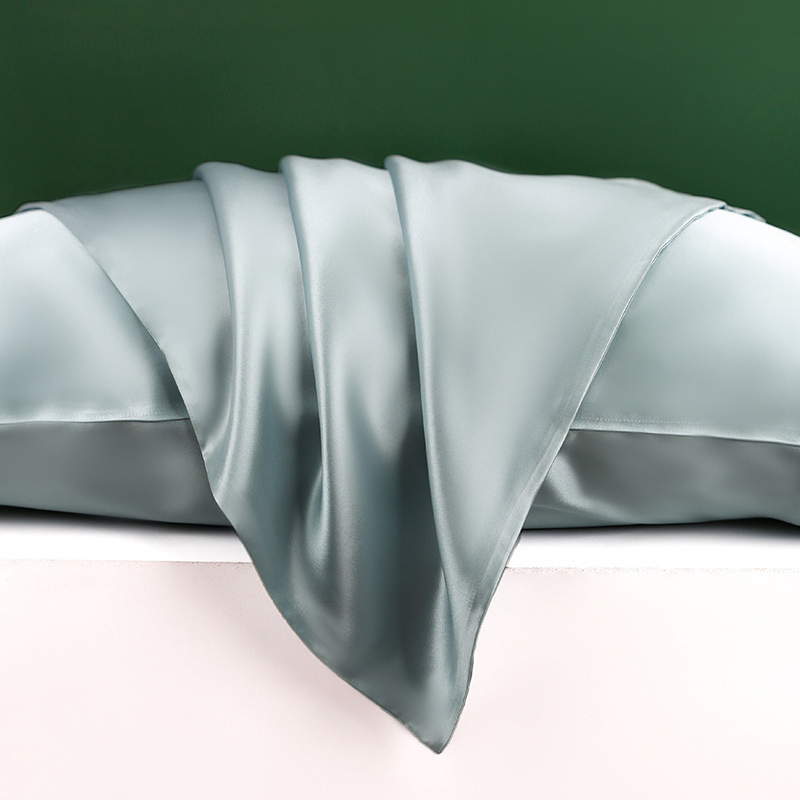 Cooling Ice Silk Pillow Covers Pillowcase Silk Satin Pillowcase for Hair and Skin