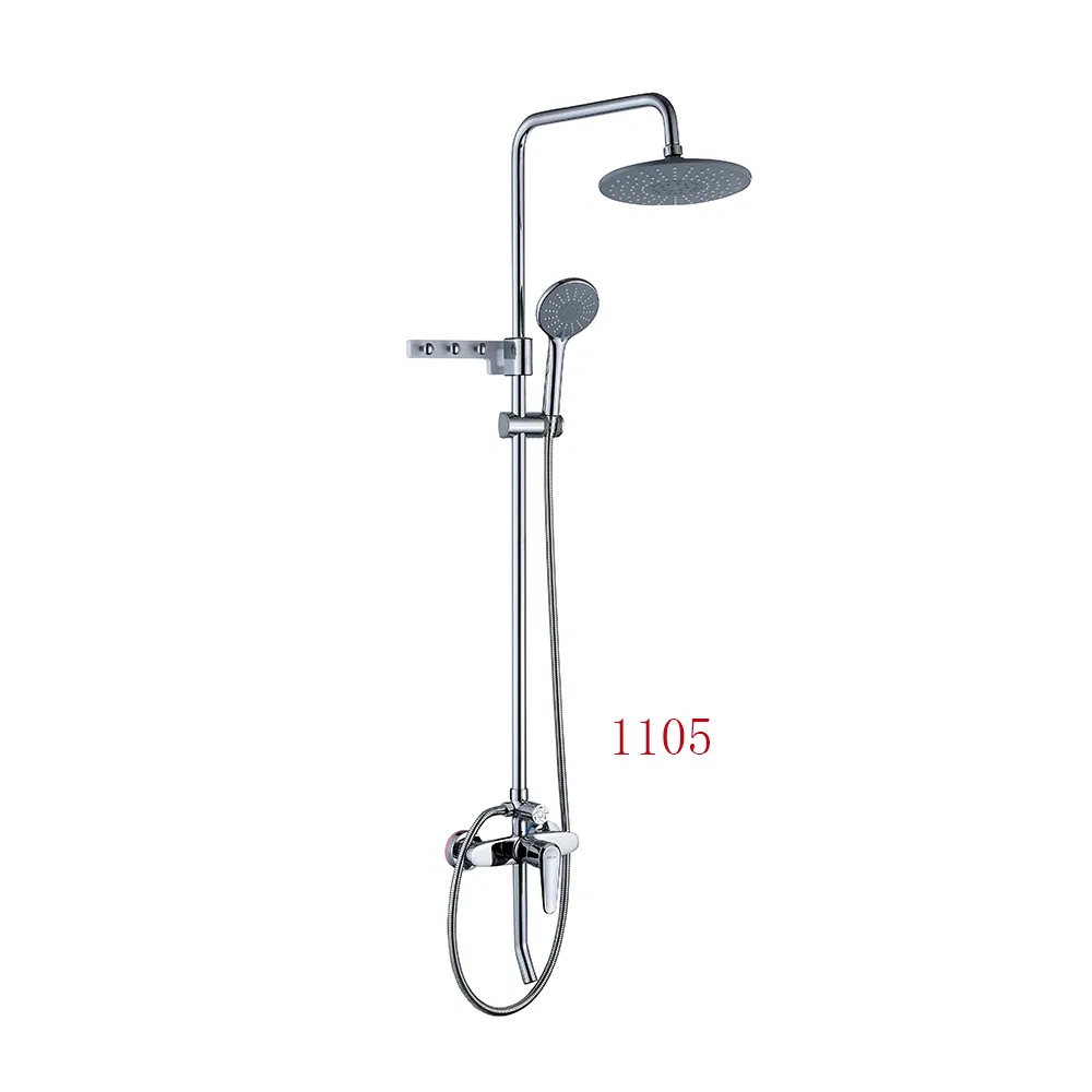 Bulk Wholesale Shower Set with Cheap Price Chromed Shower Mixer Bathroom Hand Shower