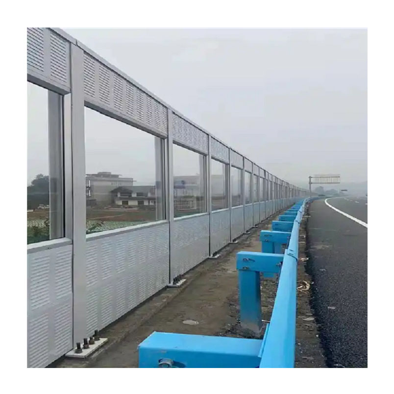 Customized Residential Powder Coated Highway Sound Barrier Panels Noise Barrier Wall Soundproof Screen Fencing