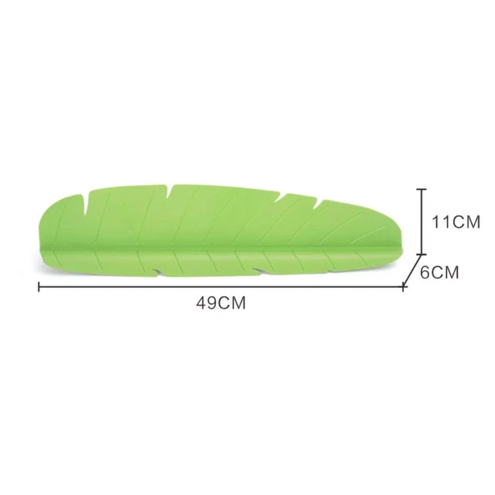 Water Guard for Kitchen Bathroom Sinks Banana Leaves Shape Strong Suction Ci21854