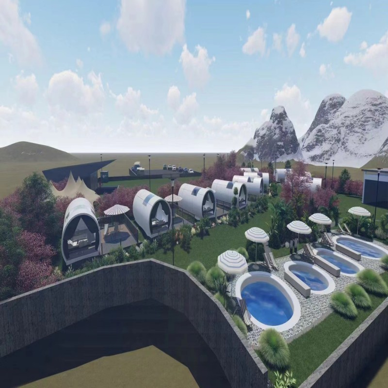 New Arrivals Unique Lately Space Capsule Pod Cliff Cabin Resort