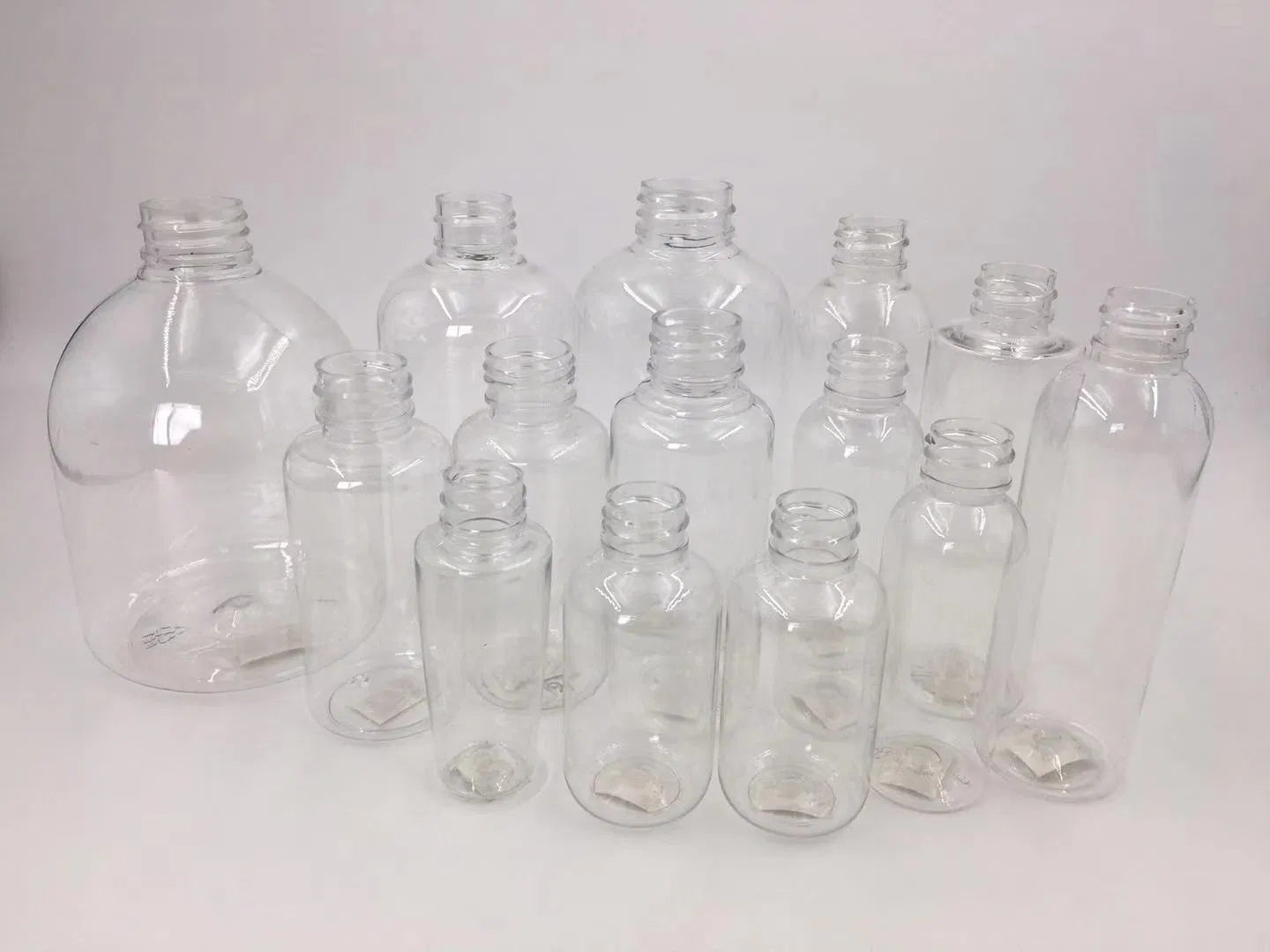 in Stock Our Warehouse Cheap Price Shoulder-to-Shoulder Clear Plastic Transparent Pet Bottles