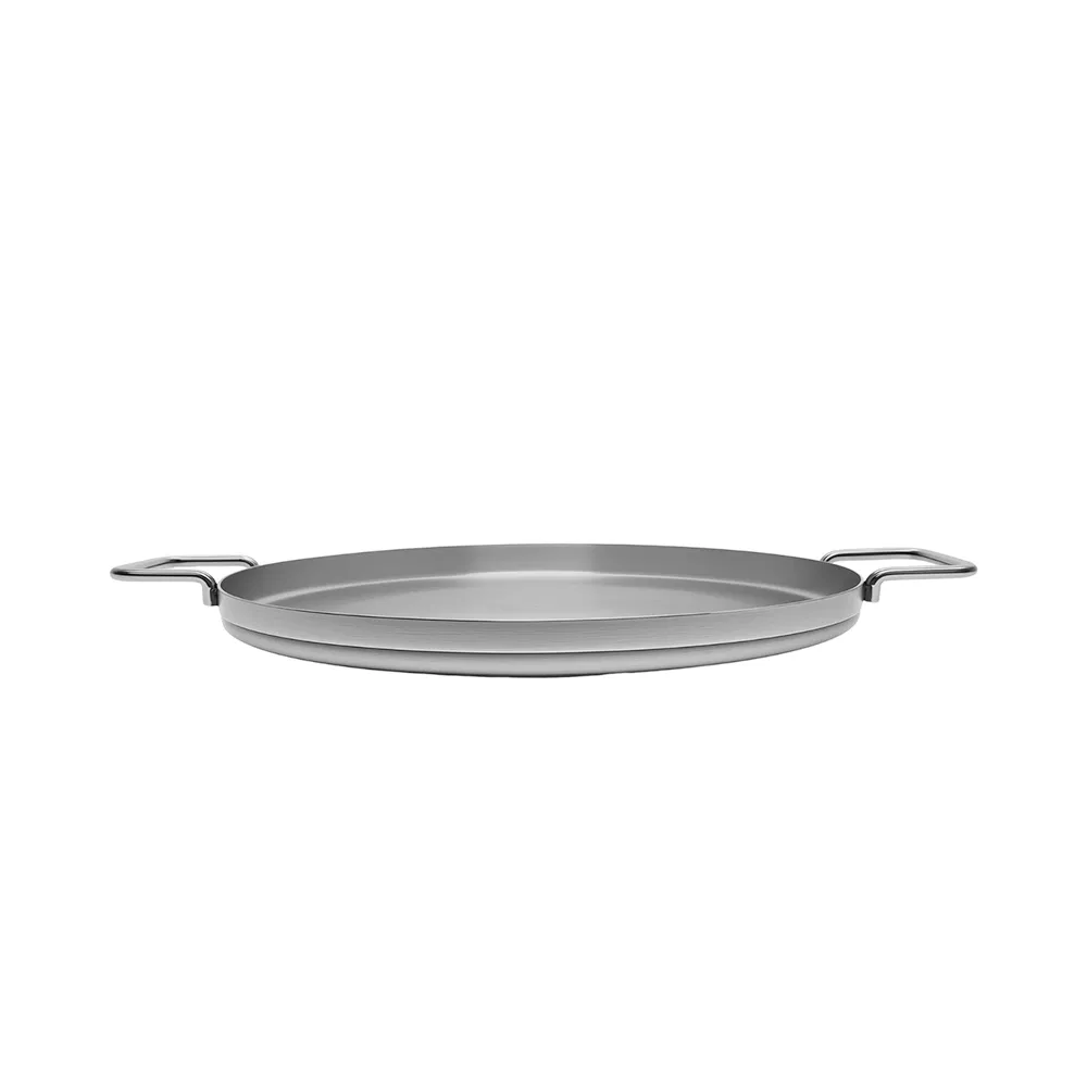 Stainless Steel Pancake Crepes Tortillas Doti Frying Eggs Veggies Induction Camping Griddles