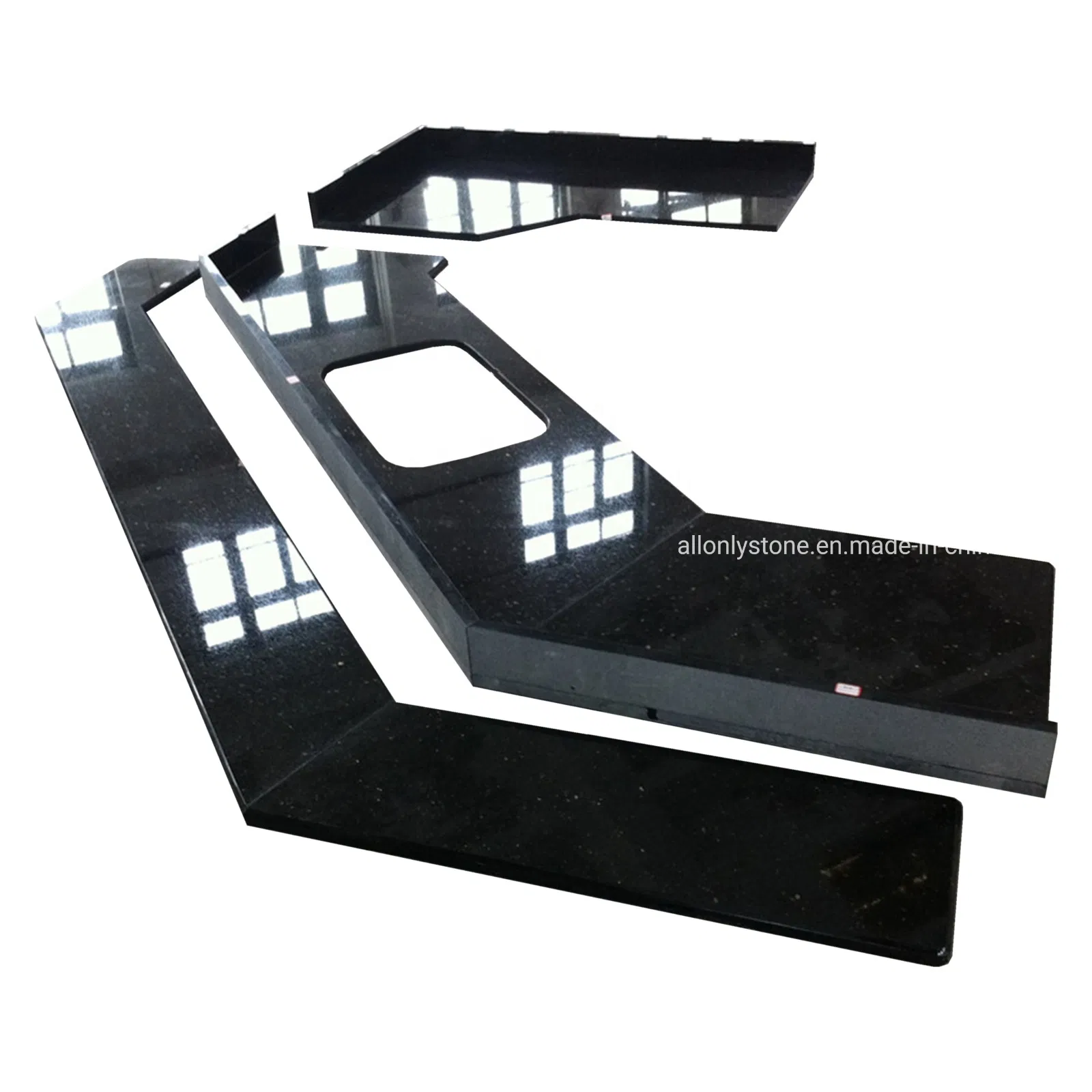 Natural Stone Granite Bench Top Prefab Artificial Quartz Stone/Solid Surface/Granite/Marble Kitchen Countertop for Kitchen and Bathroom Counter Tops