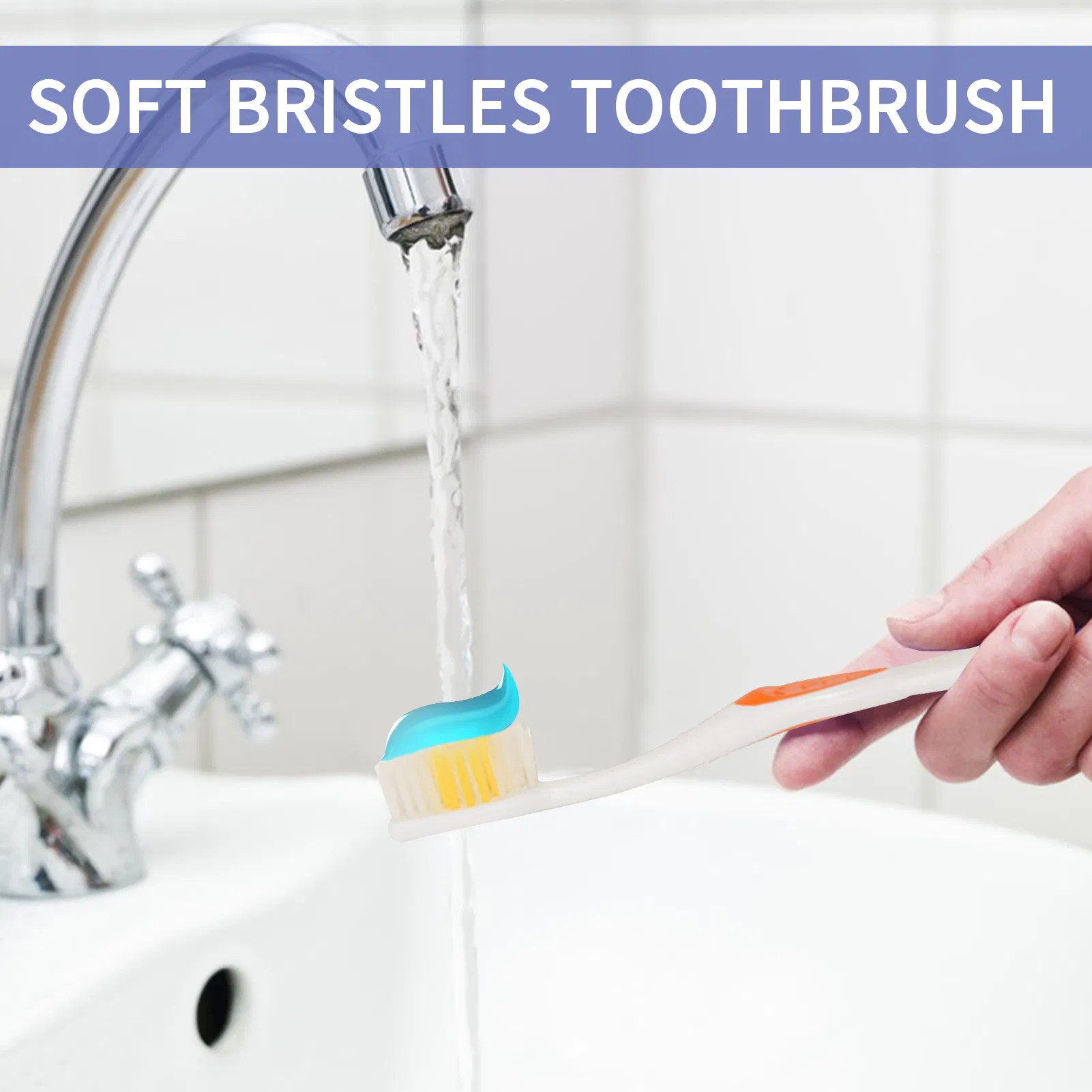 Hotel Travel Toothbrush with Premium 610 Nylon Bristle