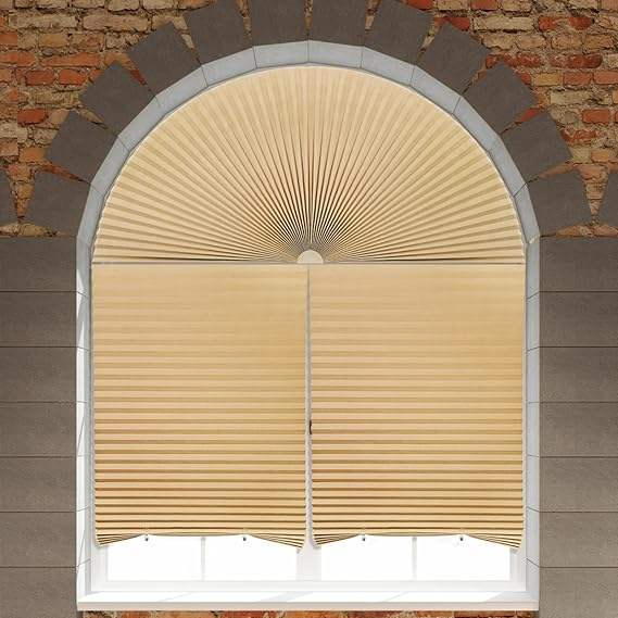 Lasting-Time Arched Window Blinds for Dark and Quiet Environment