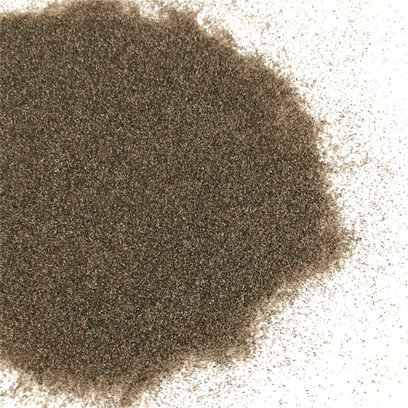Коричневый порошок электрокорунда F60 для пескоструйки