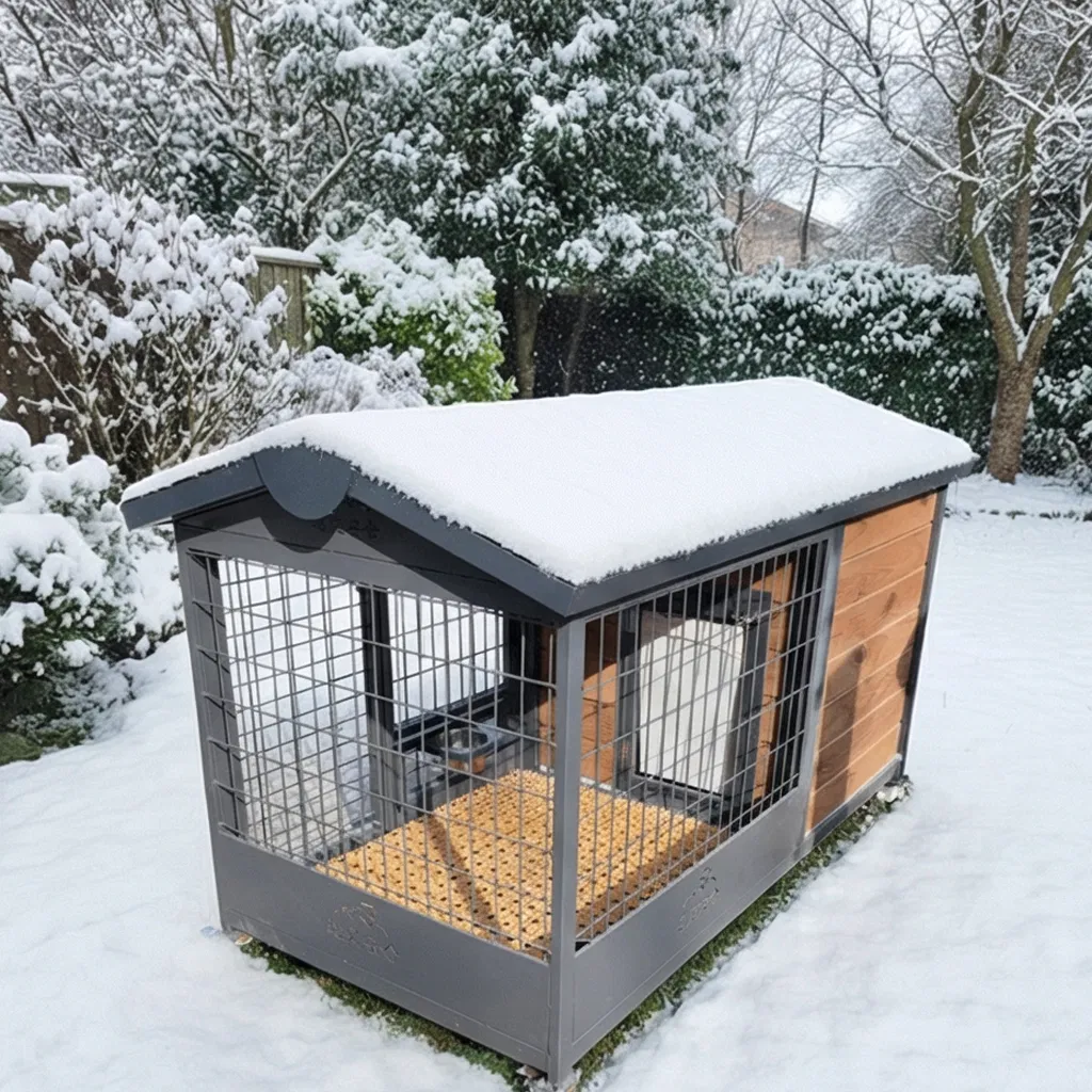 Low Cost Luxury Wooden Dog House, Waterproof and Windproof
