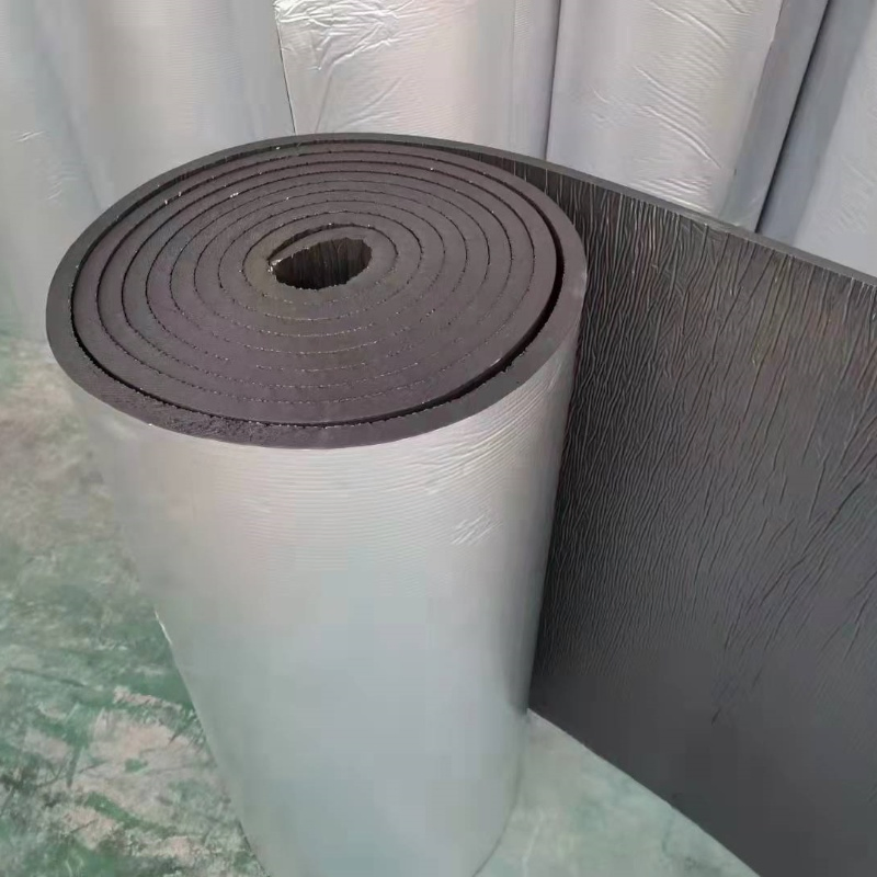 High-Density Rubber Board Insulation with Aluminum Foil Layer