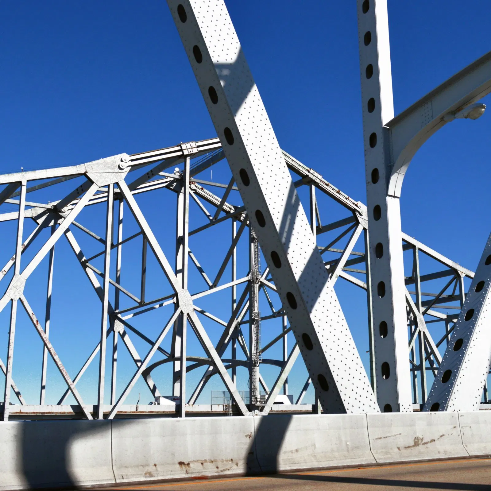 Prefabricated Steel Structure Bridge / Sky Steel Bridge