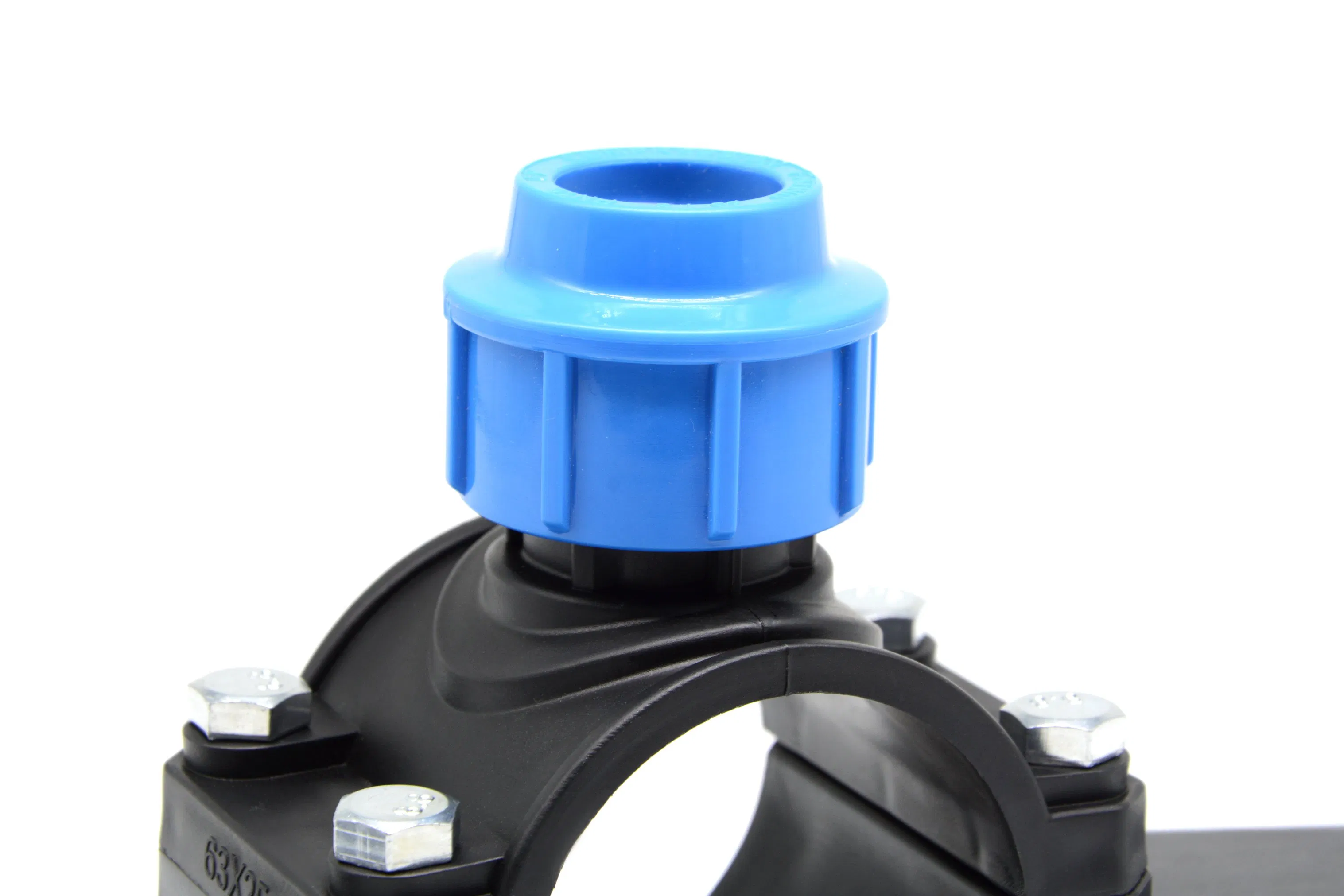 Irrigation PP Plastic Clamp Saddle for Water for Pipe Fittings