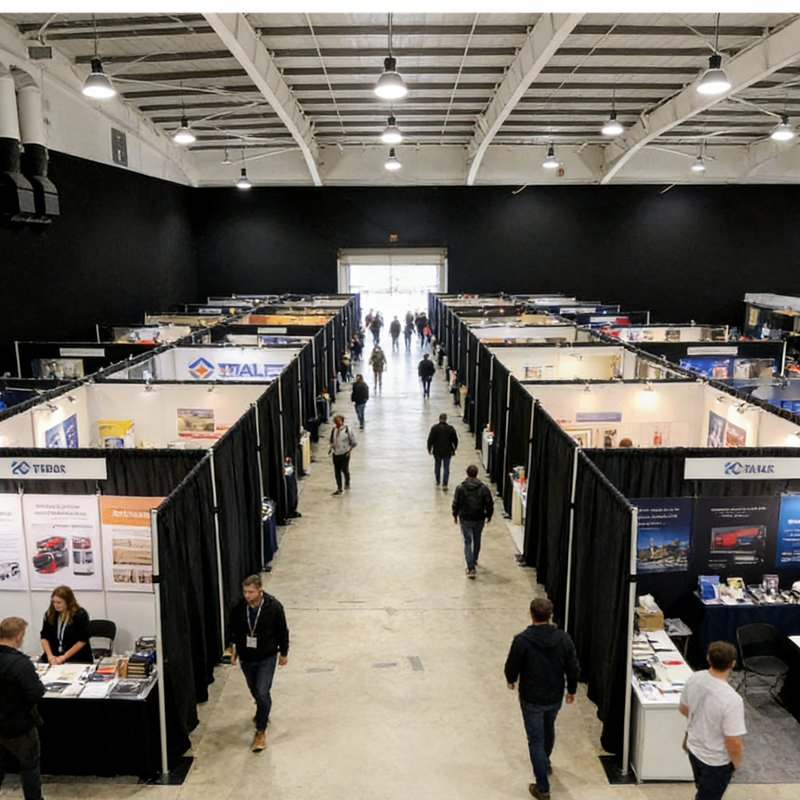 Custom Trade Show Booths Pipe and Drapery Drape Wholesale Kits