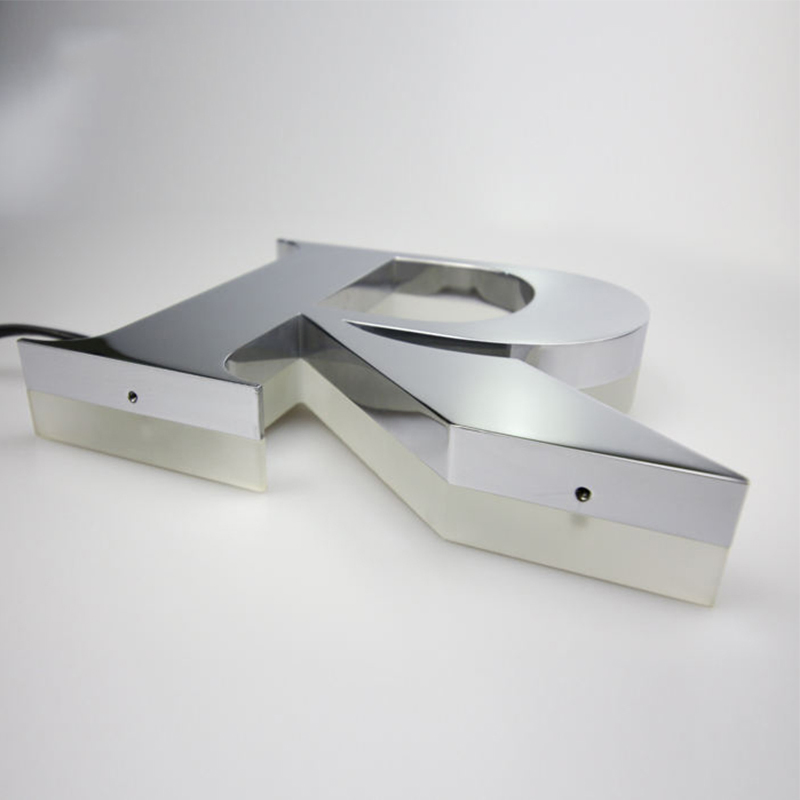 Wholesale Factory-Direct Customized Indoor&Outdoor Shops Commercial Advertisement 3D LED Stainless Steel Sign