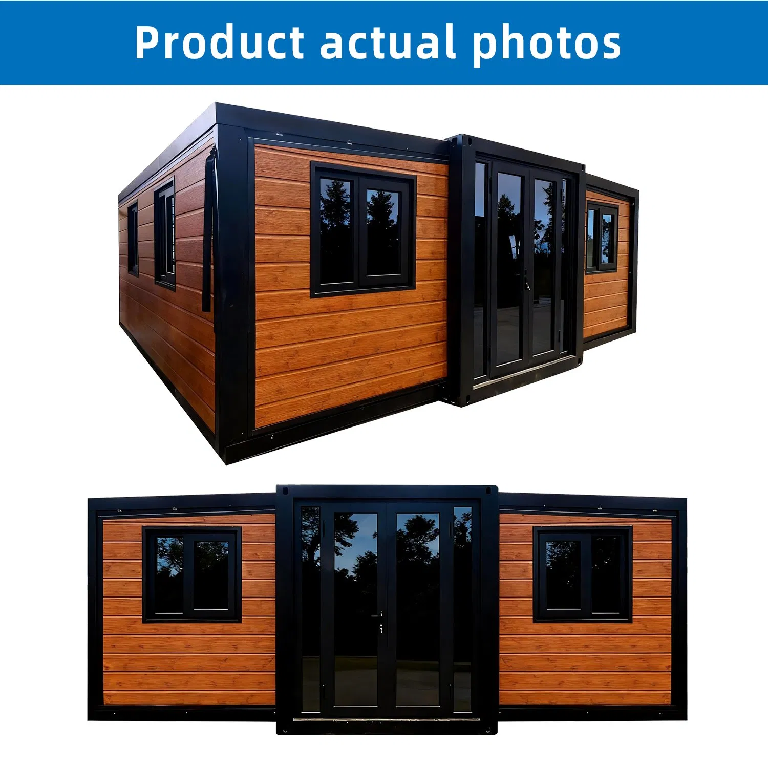 Prefab Movable Luxury Quick Installation Foldable Prefabricated Folding Flat Pack Container House Transportable Foldable Houses Mobile Home