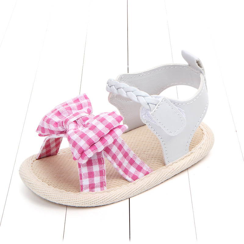 Baby Toddler Girls Bow Knot Sandals First Walker Shoes Esg11348