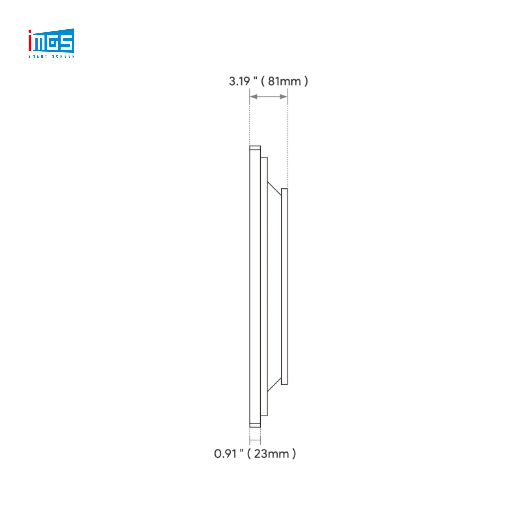55-дюймовый LCD дисплей для рекламы с медиаплеером
