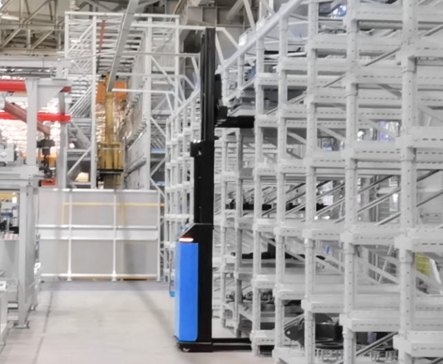 Smart Intelligent Forklift Agv for Efficient Warehouse Handling Solutions