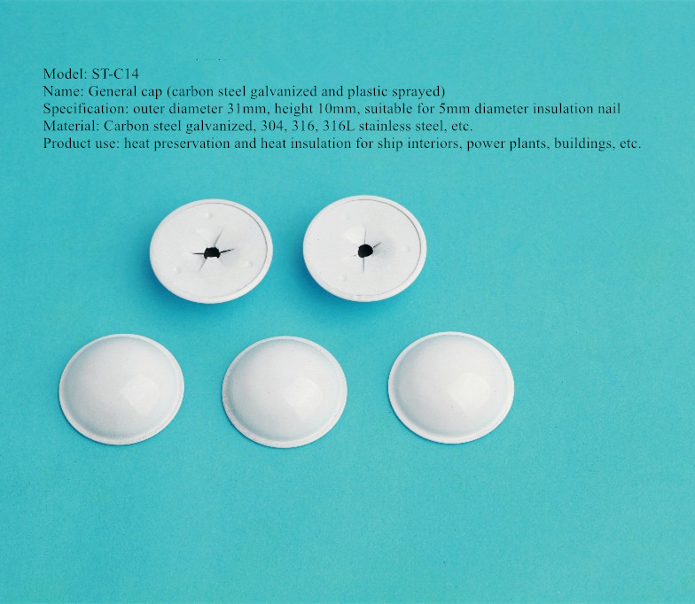 Insulation Pins Use Caps General Caps Marine Caps
