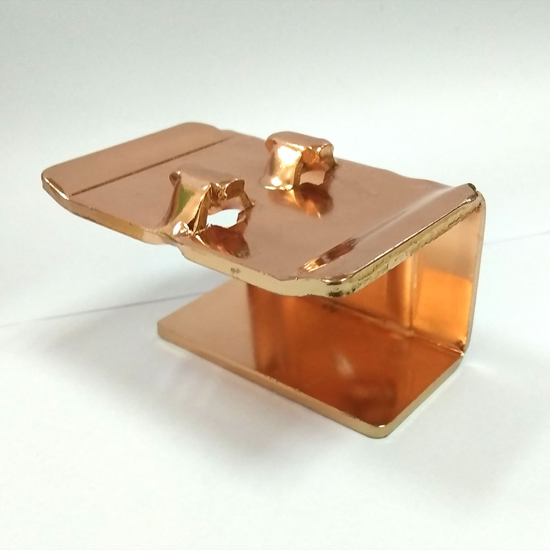 Metal Rose Gold Bracket U Type Gray Furniture Fittings Bracket