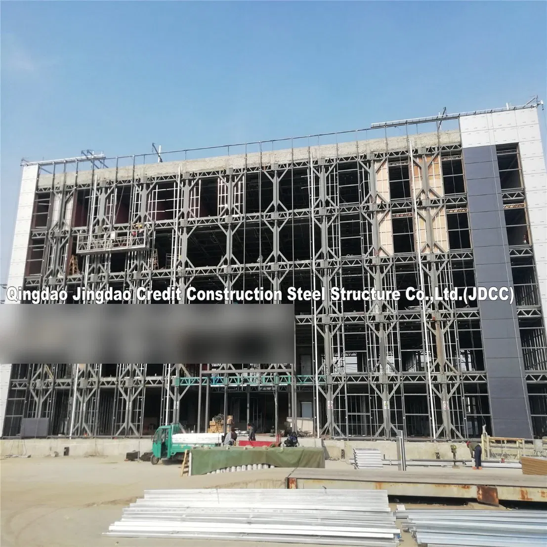 High Rise Industrial Stable Wholesale Modern Prefabricated Prefab Sandwich Panel Heavy Structural Steelstructure Frame Storage Shed Engineering Building