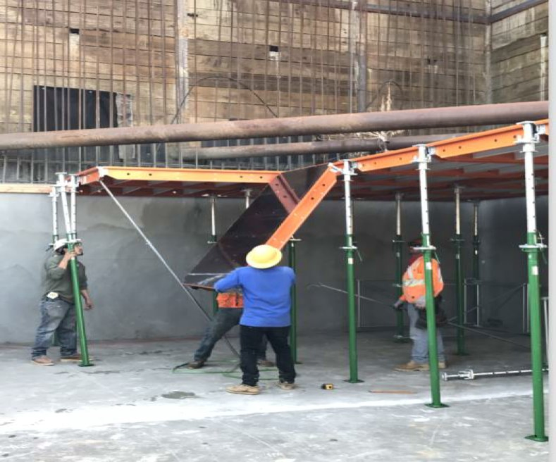 Formas Pillars E Vigas with Early Stripping Mechanism