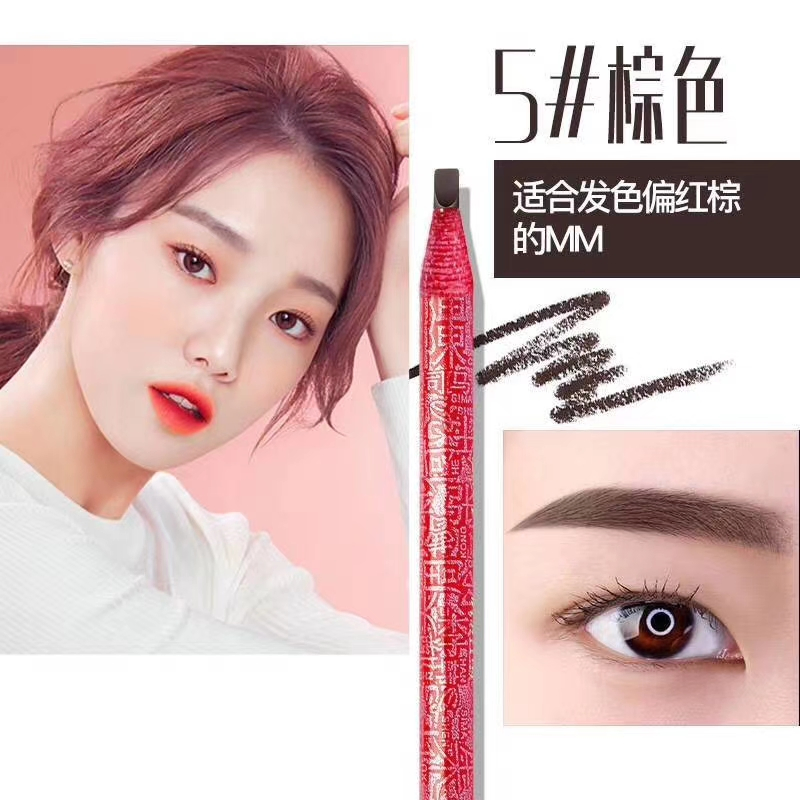 Ss301 Waterproof Thin Brow Enhancers Private Label Eyebrow Pencil Slim Have Stock