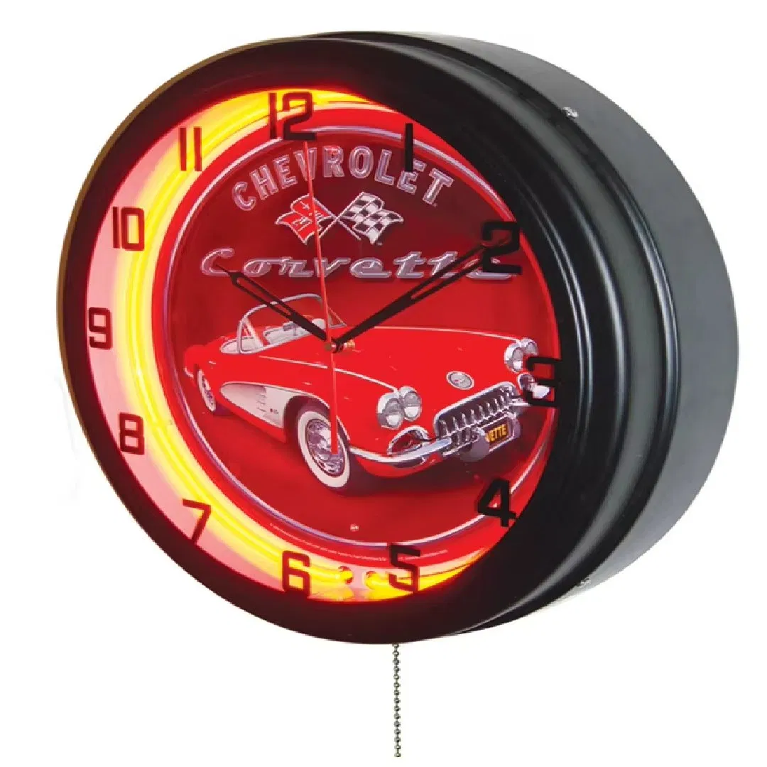 16 Inch Single Neon Tube Wall Clock