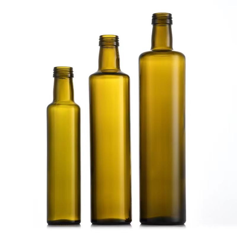 Custom Wholesale Eco-Friendly Empty Olive Oil Glass Bottle Simple Olive Oil Bottle