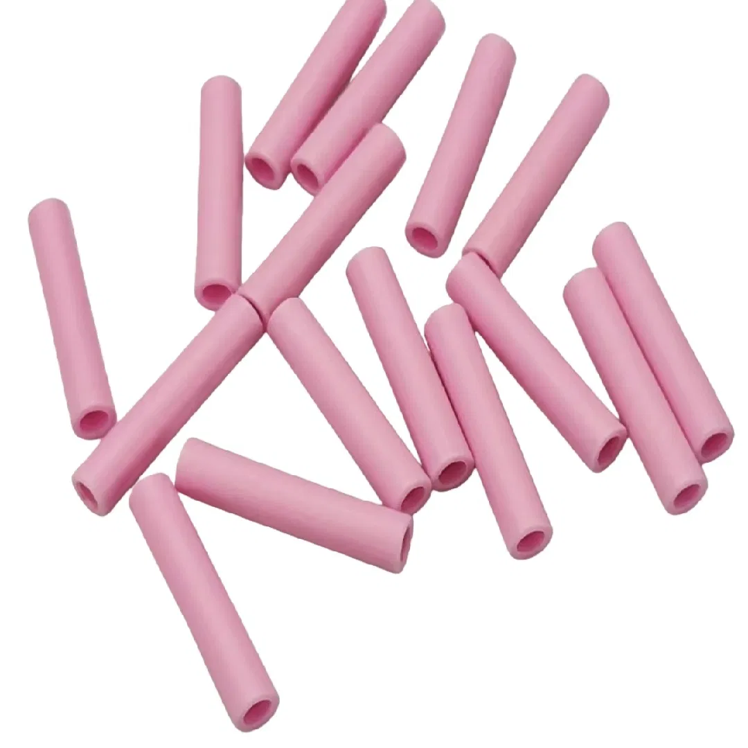 6*3*25mm Textile Machine Parts Alumina Textile Tubing Through Yarn Ceramic Tube