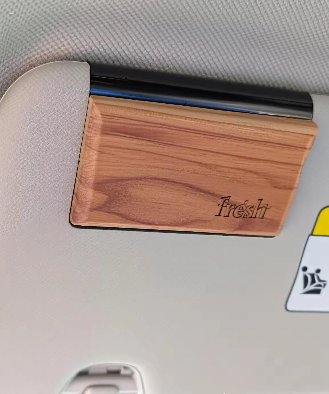 Car Air Freshener Wood - The Original Wood Air Freshener - Car Odor Eliminator - Long Lasting Scent - Auto Accessories - Metal Clip - Essential Oils - Clean in