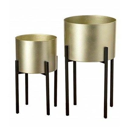 Горшки металлические винтажные для дома сада