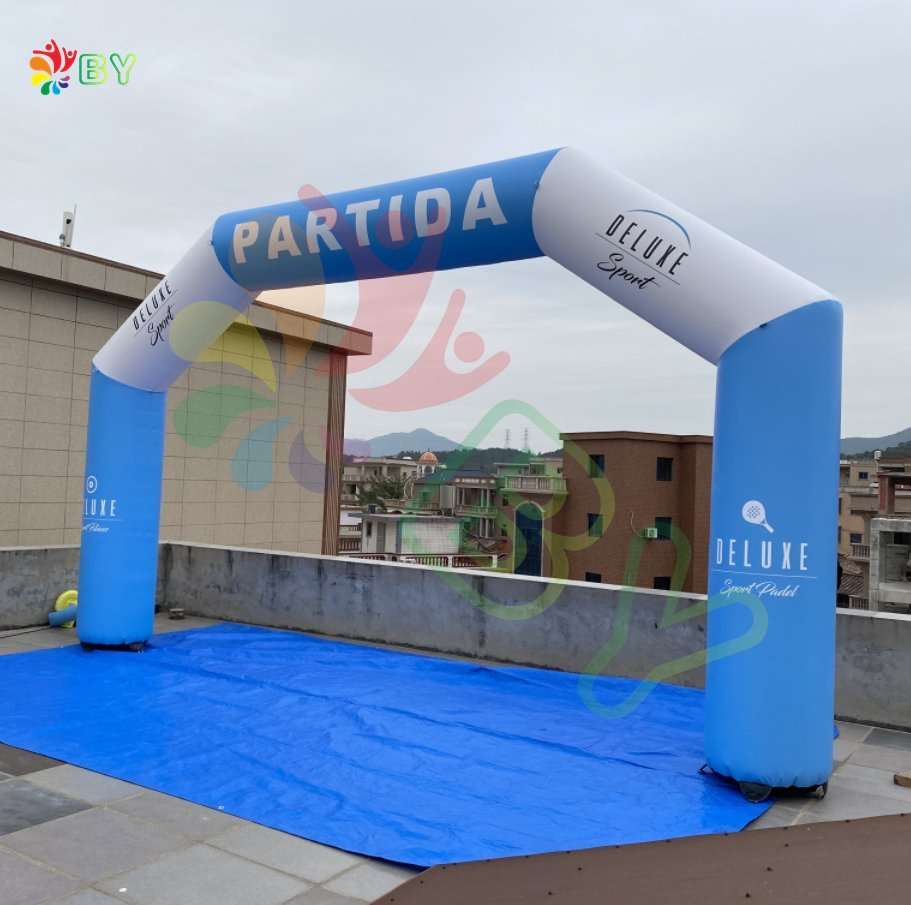 Factory Price Arch Inflatable Gate Customizable Finish & Start Line Arch Inflatable for Race Events and Sports