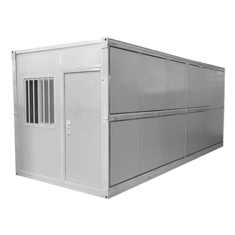 Portable and Foldable Houses, Simple Dormitories, Foldable and Easy to Install Prefabricated House Container House Steel Structure Mobile House Folding House