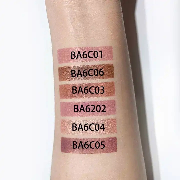 Hot Sale Custom Logo 6 Colors Shimmer Matte Makeup Powder Blush