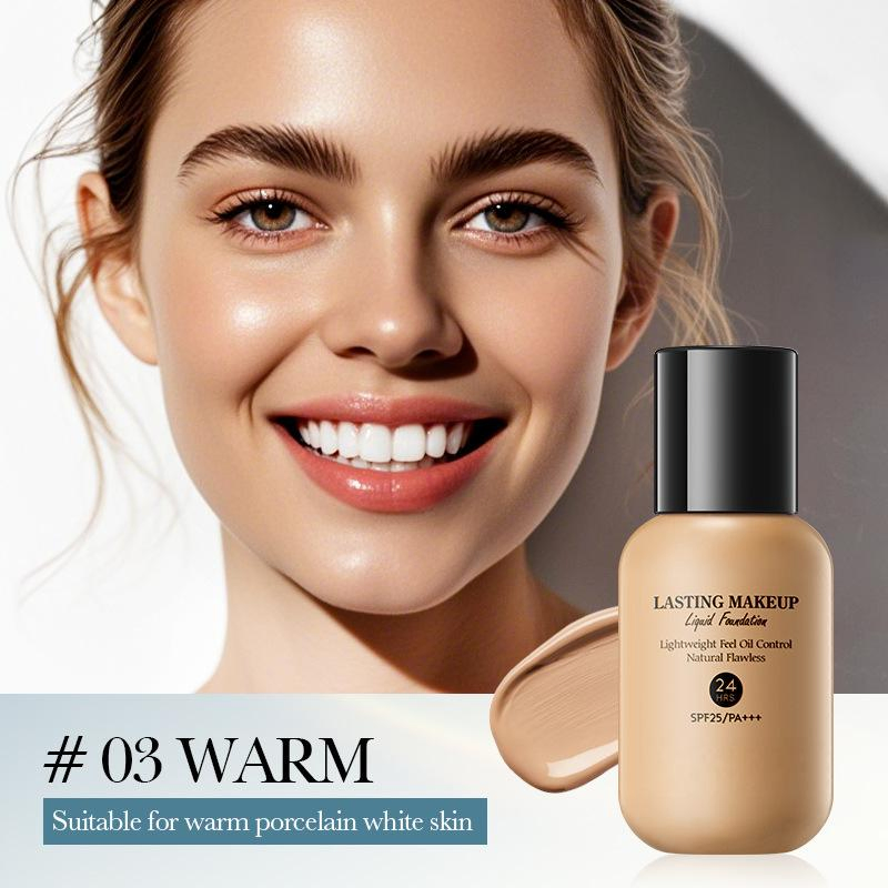 New Arrival Beauty Makeup Foundation Brightening Organic Liquid Natural Brightening Foundation Cream for Face Protection