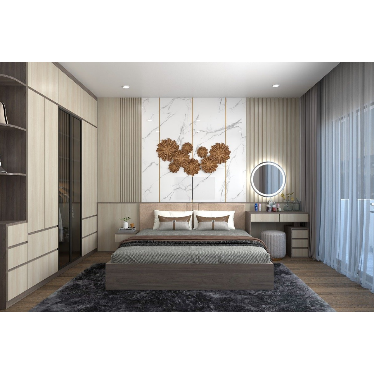 Мебель для отелей и вилл деревянная комплект