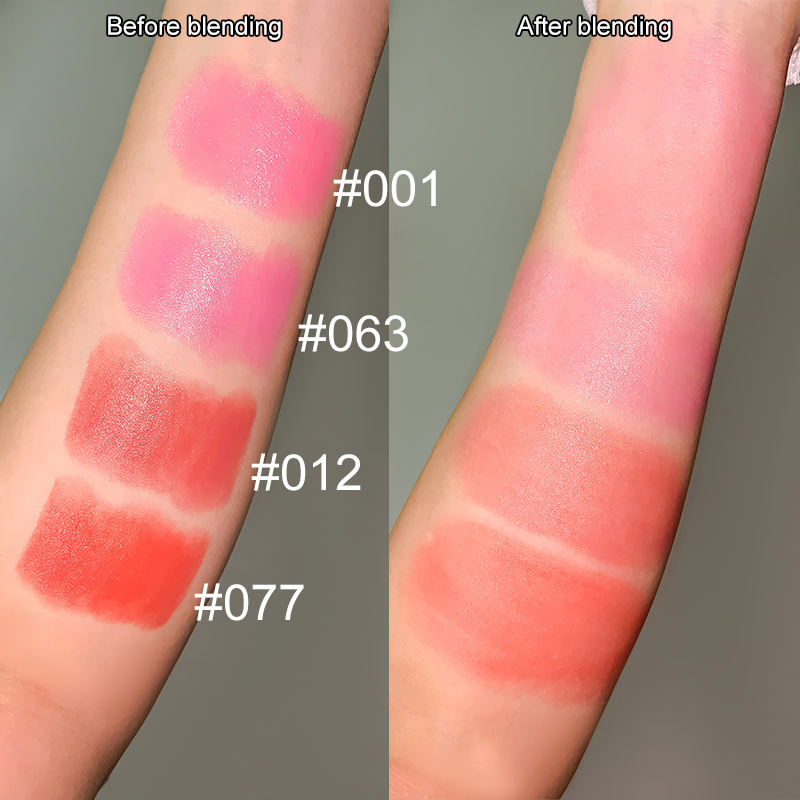 Ty 25 09 Factory Price Beauty Private Label Cosmetics Vegan Long-Lasting Blush Waterproof Smooth Dual-Usage Lip and Cheek Balm