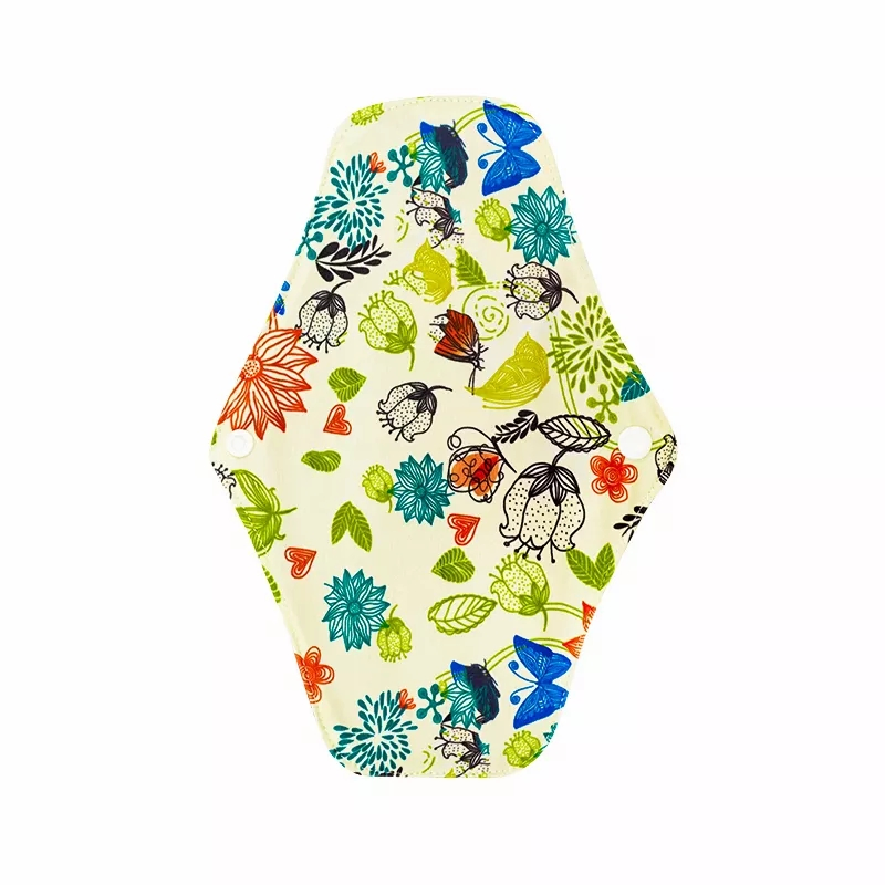 Biodegradable Organic Female Sanitary Pads Natural for Woman with Sensitive Skin Menstrual Cloth Pads
