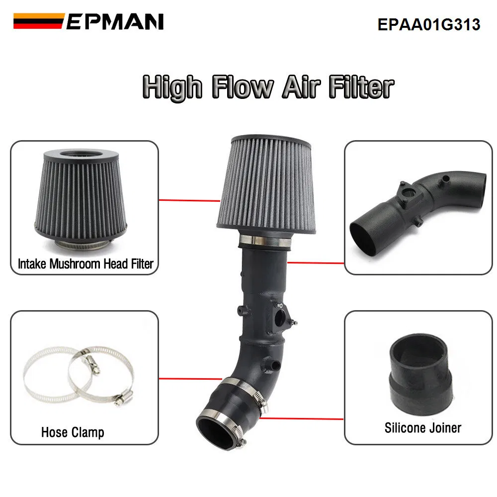 Epman Cold Air Intake System with Heat Shield for Toyota Corolla 2009-2017 / Scion iM 1.8L 2016-2017