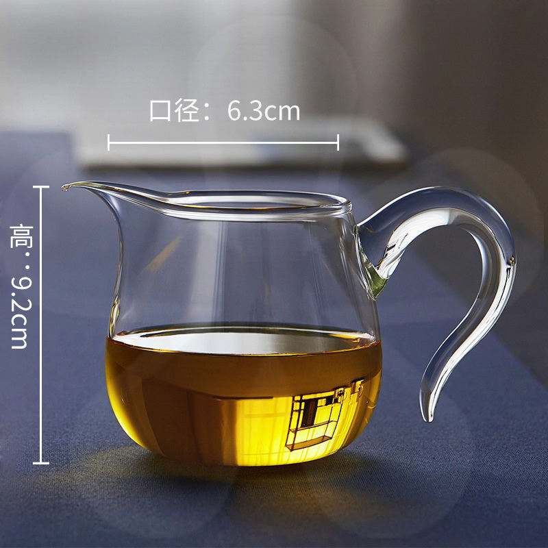 Hand-Made Mouth-Blown Heat Resistant Glass Sharing Cup