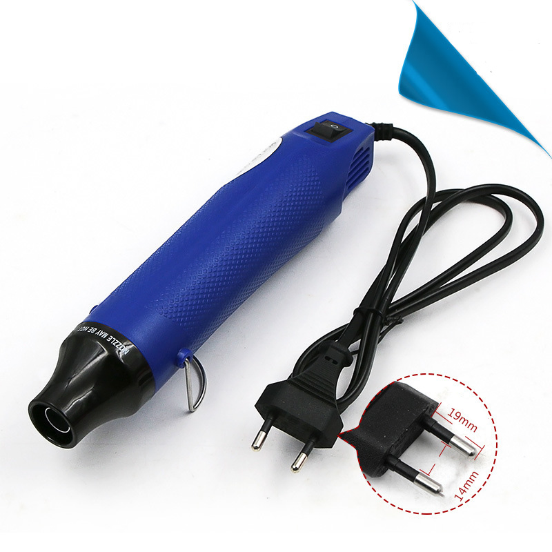 Mini Heat Gun Hot Air with 1m Long Cable Heat Gun Soldering Portable Shrink Gun Overload Protection and Fast Heating for Craft