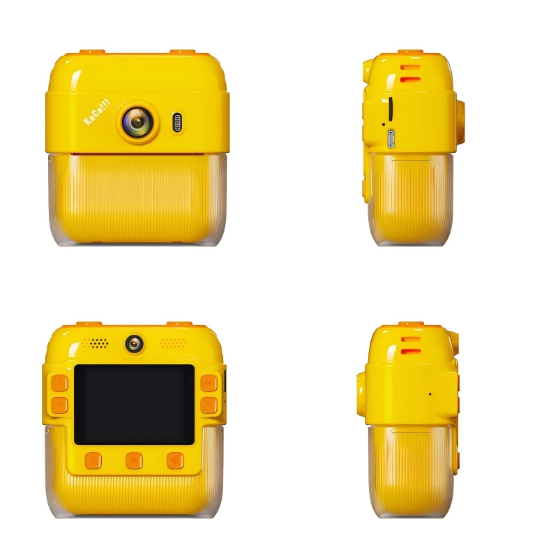 2.4 Inch Screen 1080P HD Recording Children's Camera Thermal Instant Print Toy Camera